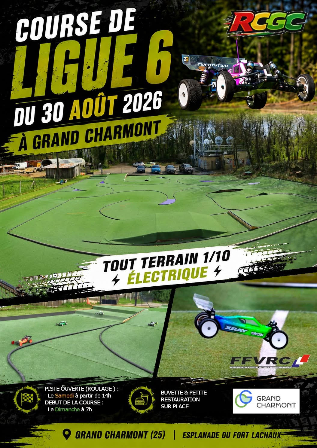 Affiche course Ligue 6 2026