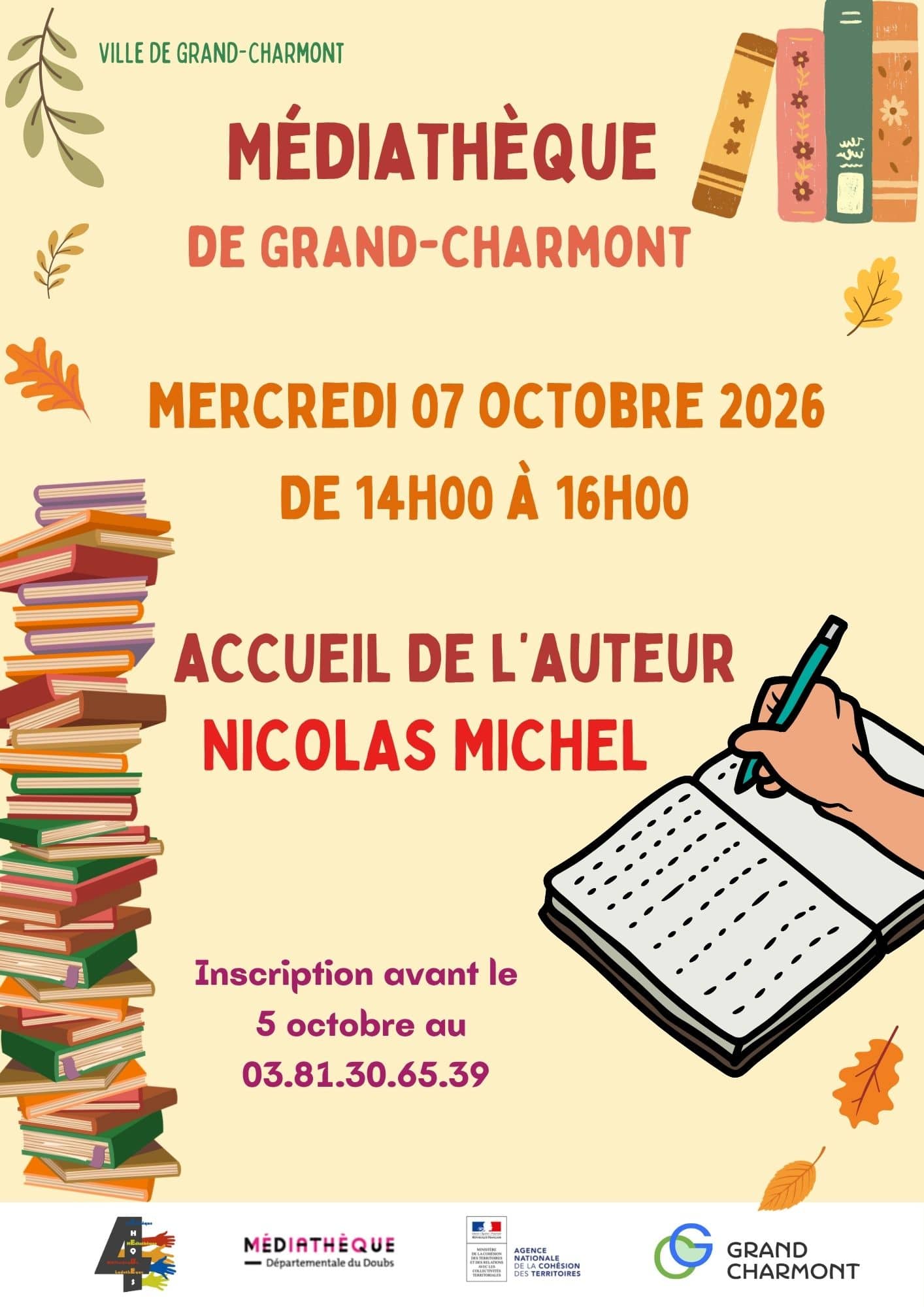 Médiathèque - auteur Nicolas Michel 102026